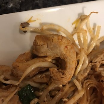 myThai Downtown Restaurant - Grayish, rubbery, reheated chicken - Thai Near Me - Anchorage, Alaska