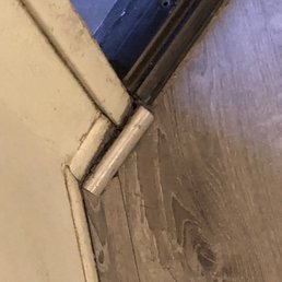 Previously done floor by bad installers!
