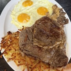 Rib Eye Steak & Eggs