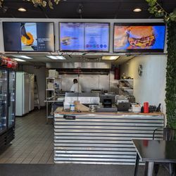 Smash N Stacked Burger - Inside ordering counter