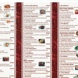 Whyalla Curry House - Menu