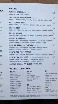 Menu photo 2 Sonny’s Pizza San Diego, CA Menu photo 2 Sonny’s Pizza San Diego, CA