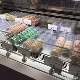 Macaroons left at the end of the day.