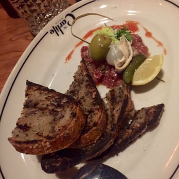 The Carlile Room - Bloody Mary beef tartar - New American Near Me - Seattle, Washington