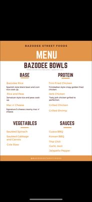 Menu photo 2 Bazodee Street Foods White Plains , NY Menu photo 2 Bazodee Street Foods White Plains , NY