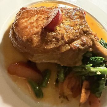 Moderne Barn Restaurant - Thick-Cut Pork Chop - New American Near Me - Armonk, New York