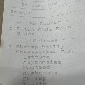 Bully Boss Burgers - My receipt says shrimp but none included.  Why was this so hard. Good grief. - Food Trucks Near Me - Baltimore, Maryland