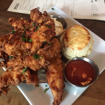 Bondurants - Amazing chicken tenders and the biscuit with honey butter is delish! - Cocktail Bars Near Me - New York, New York
