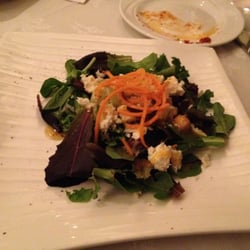 Salad of the evening (with Gorgonzola cheese on it)