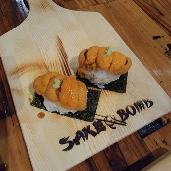 Sake Bomb - Uni nigiri - Japanese Near Me - San Francisco, California Sake Bomb - Uni nigiri - Japanese Near Me - San Francisco, California