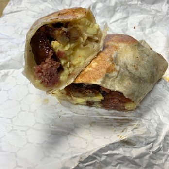 Meat Boss - Cottage Hill - Conecuh Breakfast Wrap - Barbeque Near Me - Mobile, Alabama Meat Boss - Cottage Hill - Conecuh Breakfast Wrap - Barbeque Near Me - Mobile, Alabama
