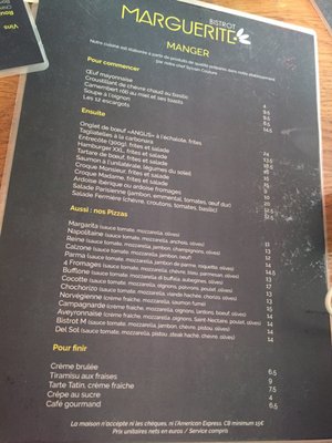 Menu photo 5 Bistrot Marguerite Paris, 75