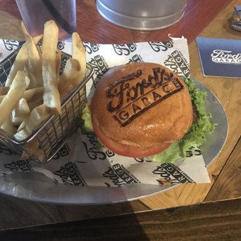 Ford's Garage Dearborn - High-Octane Burger! - Burgers Near Me - Dearborn, Michigan