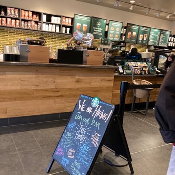 STARBUCKS - a sign in front of a coffee shop - Coffee & Tea Near Me - Tinton Falls, New Jersey