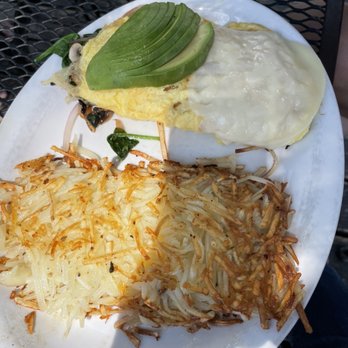Mama's Egg House - Veggie omelette with hash browns - Breakfast & Brunch Near Me - Idyllwild, California