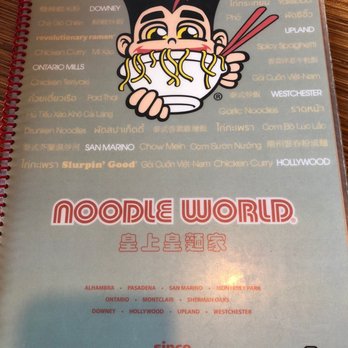 Noodle World - Cute menu - Chinese Near Me - Alhambra, California Noodle World - Cute menu - Chinese Near Me - Alhambra, California