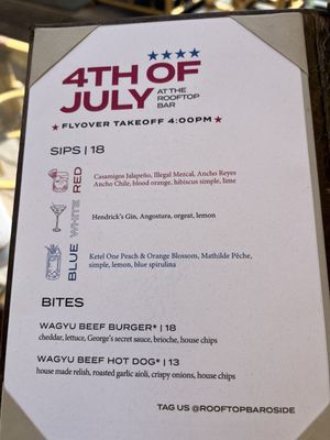 Menu photo 1 The Rooftop Bar Oceanside, CA Menu photo 1 The Rooftop Bar Oceanside, CA