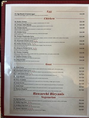 Menu photo 4 Bawarchi Biryanis Frederick, MD
