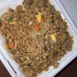 Ton's Palace Chinese Restaurant - Chicken and beef combination fried rice