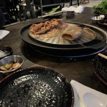Butcher 360 - Spicy pork belly and soy squid - Barbeque Near Me - North Brunswick, New Jersey