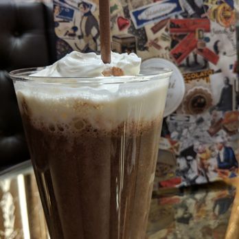 Venchi - A $9 Cuor di Cacao chocolate Shake...pricey but well worth it! - Chocolatiers & Shops Near Me - New York, New York