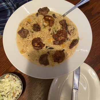 J Mark's Restaurant - Shrimp New Orleans Pasta - New American Near Me - Pompano Beach, Florida