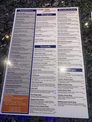 Menu photo 6 Prime Time Restaurant & Bar Hickory Hills, IL Menu photo 6 Prime Time Restaurant & Bar Hickory Hills, IL