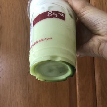 85°C Bakery Cafe-Alhambra - It's green... did I order Jasmine tea or matcha? - Coffee & Tea Near Me - Alhambra, California 85°C Bakery Cafe-Alhambra - It's green... did I order Jasmine tea or matcha? - Coffee & Tea Near Me - Alhambra, California