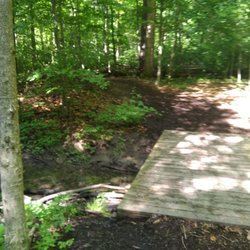 Bridge over the stream.
