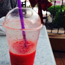 Watermelon strawberry fruit slushy! MMM MMM good!! Watermelon strawberry fruit slushy! MMM MMM good!!