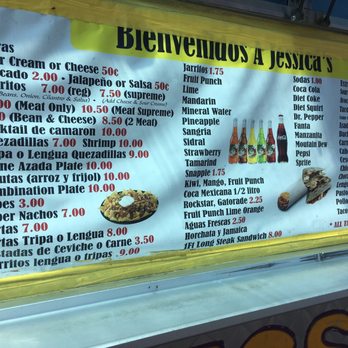 Tacos Jessica #2 - menus - Street Vendors Near Me - Sacramento, California Tacos Jessica #2 - menus - Street Vendors Near Me - Sacramento, California