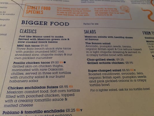 Menu photo 7 Wahaca Oxford Circus London, XGL Menu photo 7 Wahaca Oxford Circus London, XGL
