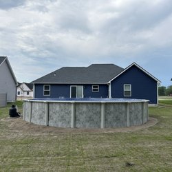 Brightside Pools - 27' round pool installation