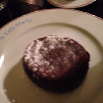 Le Café Marly - Sorry for the bad pic but it's chocolate fondue cake - French Near Me - Paris, 75 Le Café Marly - Sorry for the bad pic but it's chocolate fondue cake - French Near Me - Paris, 75