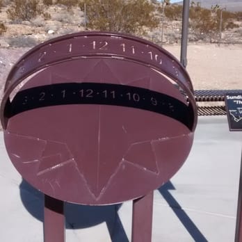 Valley Wells Rest Area Southbound - Sun dial - Rest Stops Near Me - Nipton, California Valley Wells Rest Area Southbound - Sun dial - Rest Stops Near Me - Nipton, California