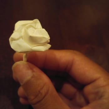 Hi-So Thai - Straw wrapper flower that had covered the tip of the straw - Thai Near Me - Weehawken, New Jersey Hi-So Thai - Straw wrapper flower that had covered the tip of the straw - Thai Near Me - Weehawken, New Jersey