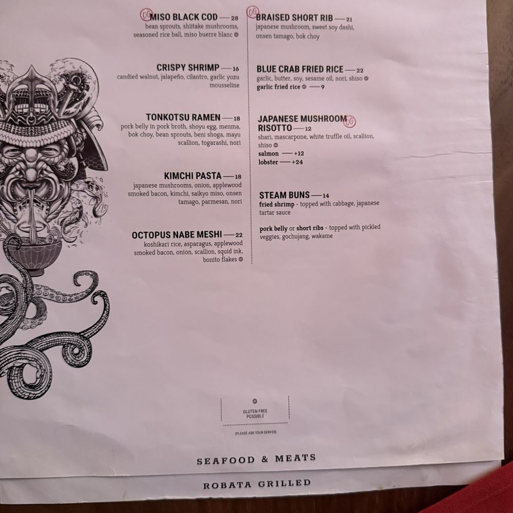 Dragonfly Robata Grill & Sushi - Menu - Sushi Bars Near Me - Orlando, Florida