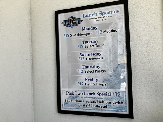 Menu photo 8 Clear Sky on Park Seminole, FL Menu photo 8 Clear Sky on Park Seminole, FL