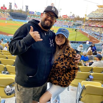 Dodger Stadium - My brother and his girlfriend. My favorite couple! We had a blast! - Stadiums & Arenas Near Me - Los Angeles, California