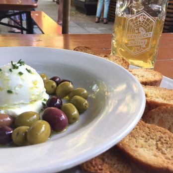 Kentucky Native Cafe - $20 olive and goat cheese platter with a beer - Cafes Near Me - Lexington, Kentucky Kentucky Native Cafe - $20 olive and goat cheese platter with a beer - Cafes Near Me - Lexington, Kentucky