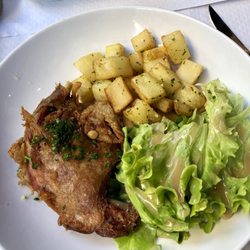 Le Coin du Rocher - Duck confit. It was fried, skin was very crispy.