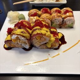17. Phoenix Roll (Soy Paper) and 23. Love Roll (Soy Paper) 17. Phoenix Roll (Soy Paper) and 23. Love Roll (Soy Paper)