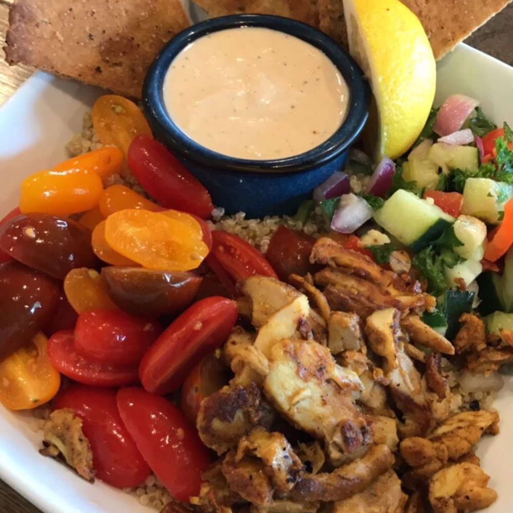 Artisan Coffee - Greek Quinoa Bowl - Coffee & Tea Near Me - Akron, Ohio