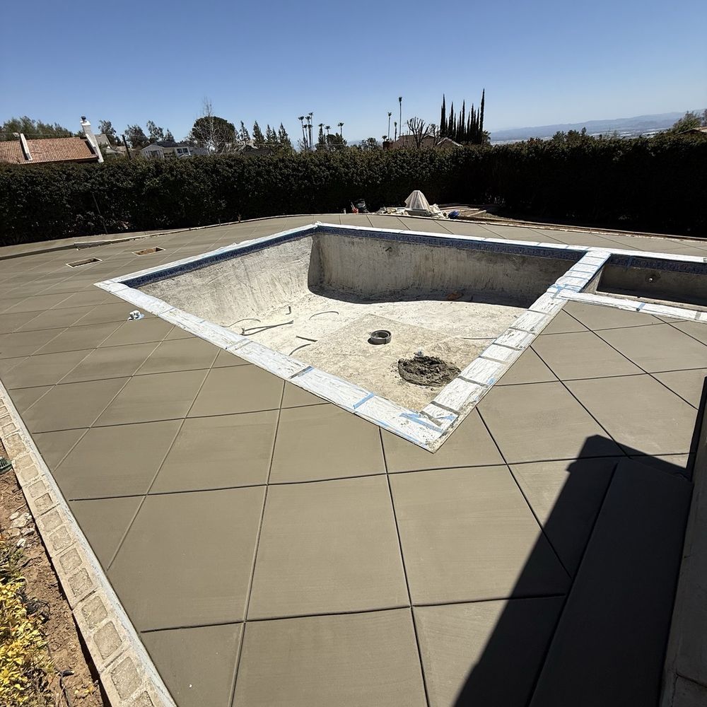 Green Ivy Maintenance - Fresh concrete - Landscaping Near Me