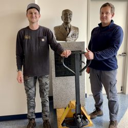 California Safe & Lock - Statue Moving Job