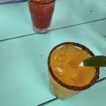 Tacombi - Strawberry and mango margaritas - Mexican Near Me - Miami, Florida Tacombi - Strawberry and mango margaritas - Mexican Near Me - Miami, Florida