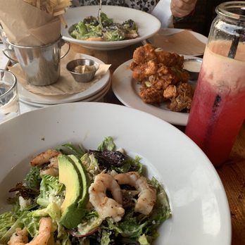 Simmzy's - Shrimp avocado salad, fries, and 15 minute wings - Gastropubs Near Me - Long Beach, California Simmzy's - Shrimp avocado salad, fries, and 15 minute wings - Gastropubs Near Me - Long Beach, California