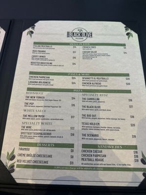 Menu photo 2 The Black Olive Richmond, VA Menu photo 2 The Black Olive Richmond, VA