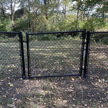 Slagle Fence - Uneven gate with poor welding, can easily be pushed open even when latched and doesn't fully open because it gets caught in the ground. - Fences & Gates Near Me - Grandview, Missouri