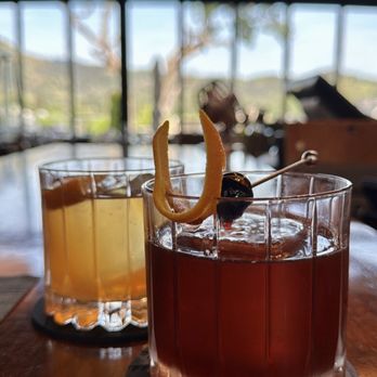 Truss Restaurant & Bar - Old Fashioned & Sunset Negroni - New American Near Me - Calistoga, California